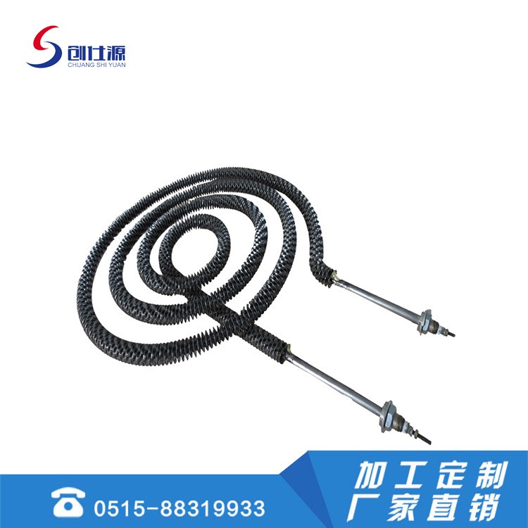蚊香型螺旋状翅片加热管  散热干烧管